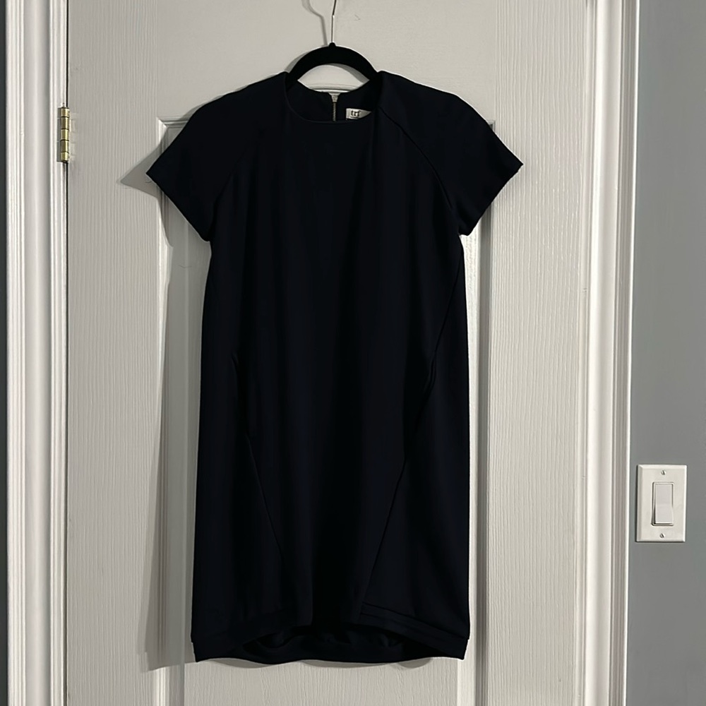 Zara Navy T-Shirt Dress